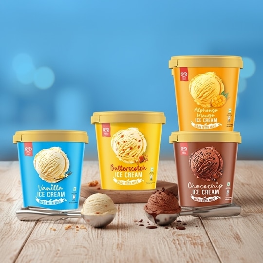 Kwality Wall's Vanilla Ice Cream Tub 700 ml