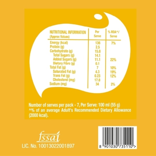 Kwality Wall's Butterscotch Ice Cream Tub 700 ml
