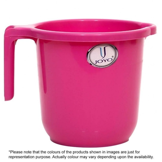 Joyo Metro Assorted Colour Plastic Bath Mug 1 L
