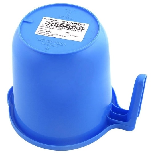 Joyo Metro Assorted Colour Plastic Bath Mug 1 L