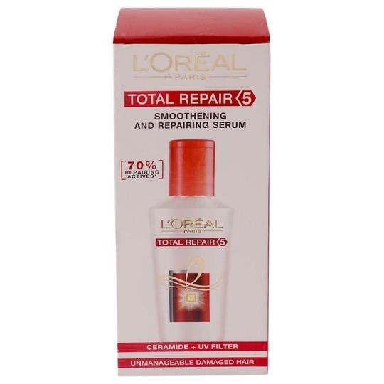L'Oreal Total Repair 5 Smoothening & Repairing Hair Serum 80 ml
