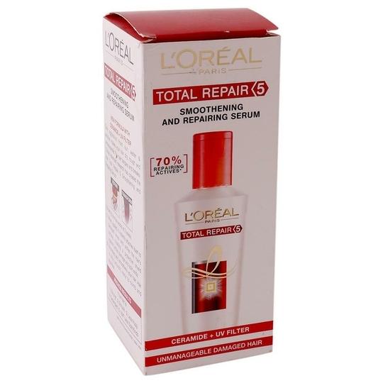 L'Oreal Total Repair 5 Smoothening & Repairing Hair Serum 80 ml