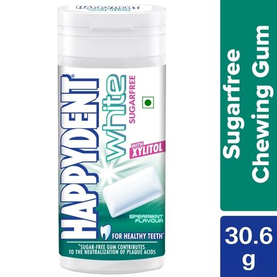 Happydent White Xylitol Sugarfree Spearmint Chewing Gum 30.6 Pet