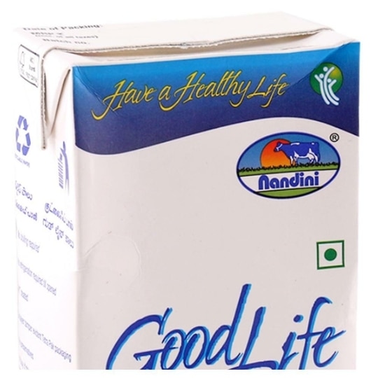 Nandini GoodLife Toned Milk 1 L (Tetra Pak)