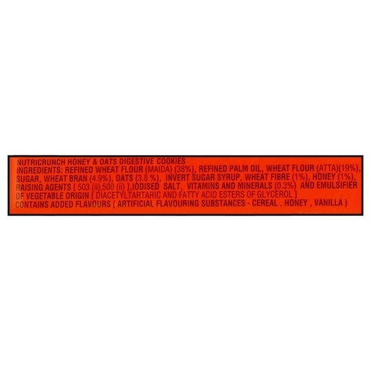 Parle Nutricrunch Honey & Oats Digestive Cookies 600 g