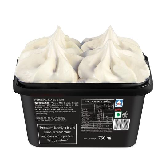Vadilal Premium Vanilla Gourmet Ice Cream 750 ml