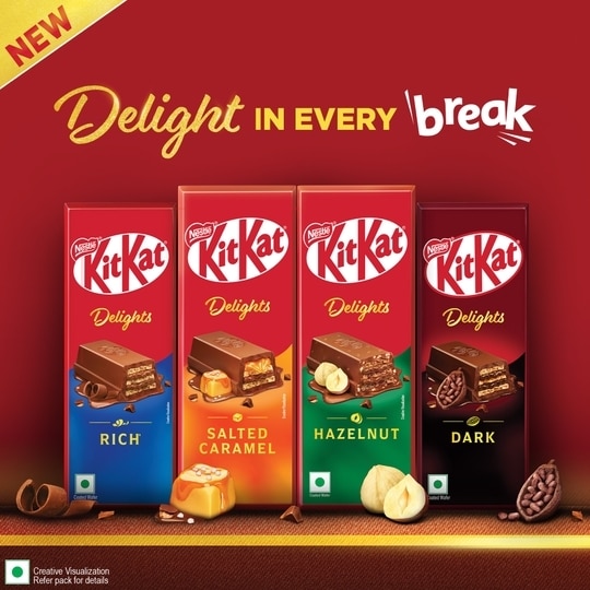 Nestle KitKat Delights Rich Chocolate Coated Wafer 150 g