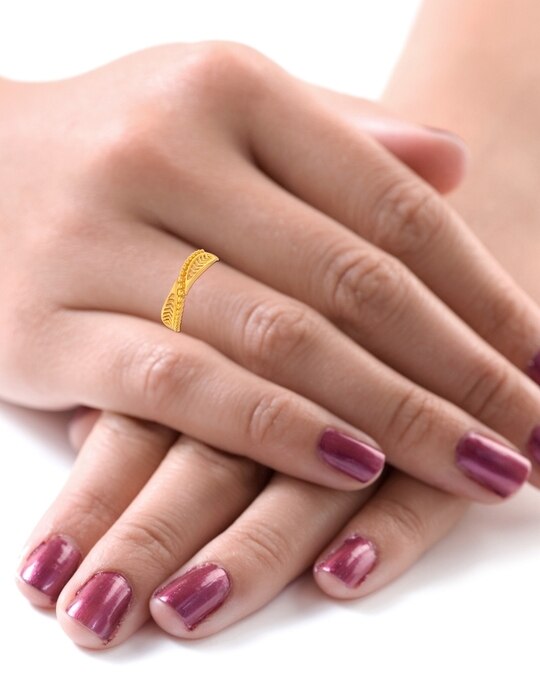Reliance Jewels 22 Kt Yellow Gold Ring