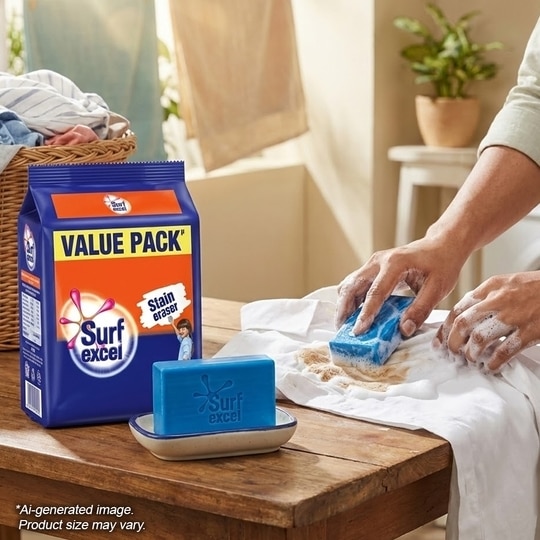 Surf Excel Detergent Bar 200 g (Pack of 4)