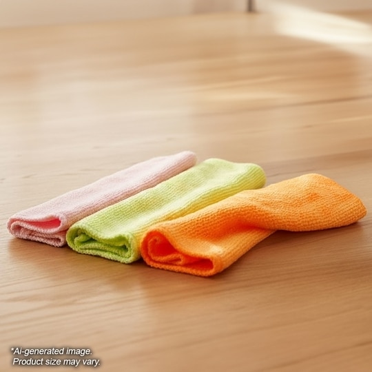 Home One Skap Microfiber Multiutility Cleaning Wipe 3 pcs (34 cm x 34 cm) - Design / Colour may vary