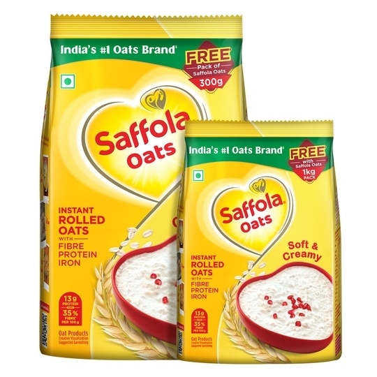 Saffola Oats 1 kg With 300 g Free