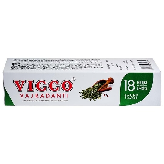 Vicco Vajradanti Saunf Flavor Toothpaste 160 g