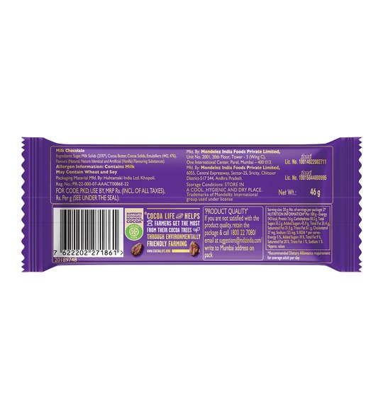 Cadbury Dairy Milk Silk Bubbly Chocolate Bar 46 g