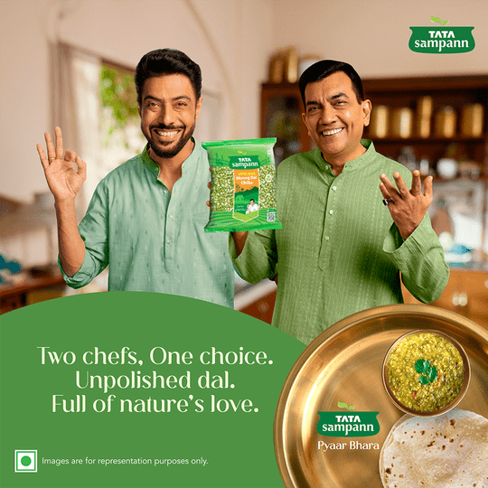Tata Sampann Unpolished Chilka Moong 500 g