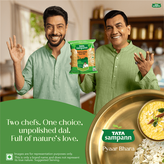 Tata Sampann Unpolished Toor / Arhar Dal 500 g