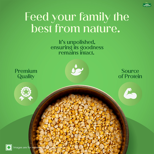 Tata Sampann Unpolished Toor / Arhar Dal 500 g