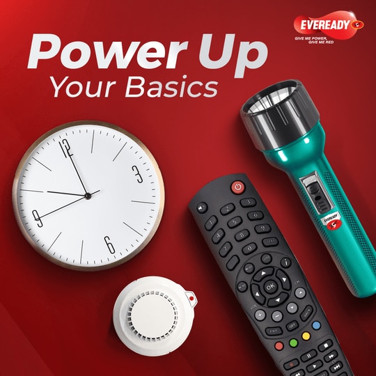Eveready Red 1015 AA Carbon Zinc Batteries (Pack of 10)