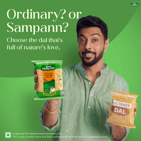 Tata Sampann Unpolished Toor / Arhar Dal 500 g