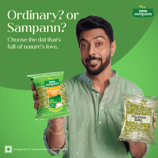 Tata Sampann Unpolished Chilka Moong 500 g