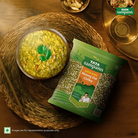 Tata Sampann Unpolished Chilka Moong 500 g