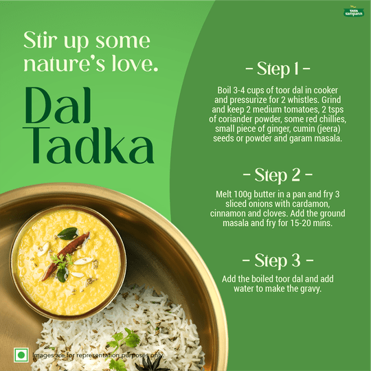 Tata Sampann Unpolished Toor / Arhar Dal 500 g