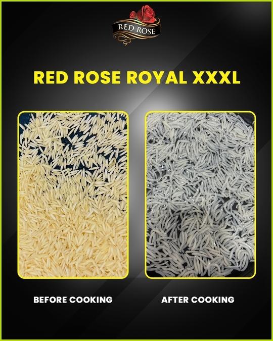 RED ROSE ROYAL XXXL BASMATI RICE, 1 KG (PACK OF 20 - 20 KG )