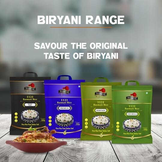 RED ROSE ROYAL XXXL BASMATI RICE, EXTRA LONG GRAIN, BEST BASMATI RICE FOR BIRYANI, 30 KG