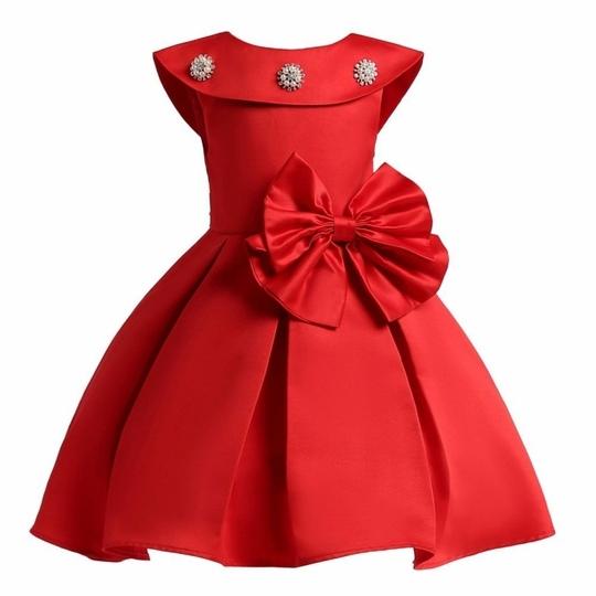 Wish Littlle Girls White Satin A-Line Maxi Dress - 10-11 Year
