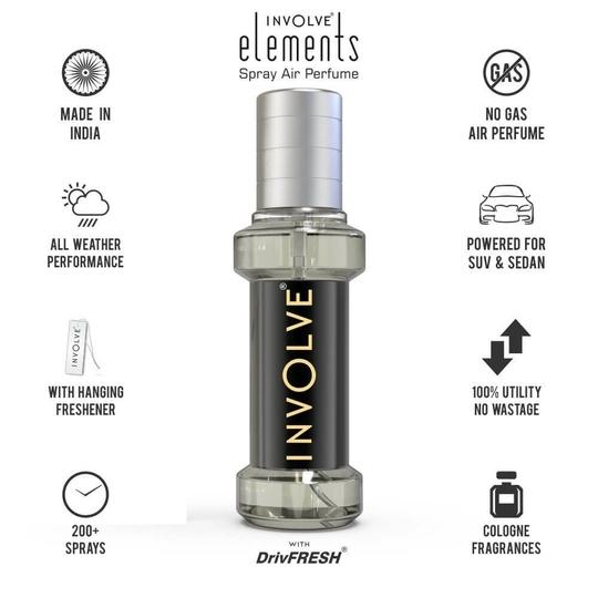 Involve Elements Aqua Spray Air Perfume - Fragrance for Car - IELE01