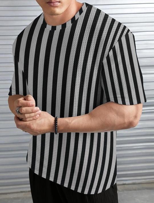 KAJARU MEN PRINTED STYLISH T-SHIRT