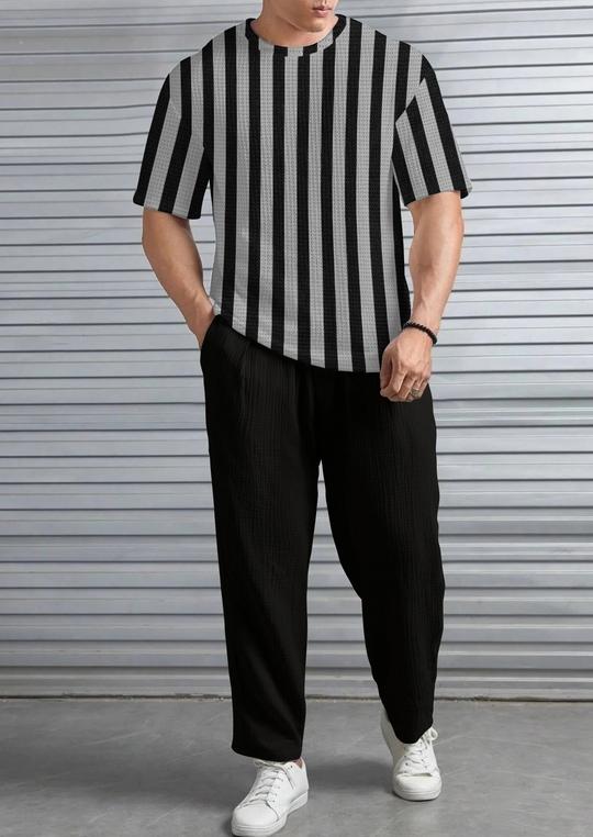 KAJARU MEN PRINTED STYLISH T-SHIRT