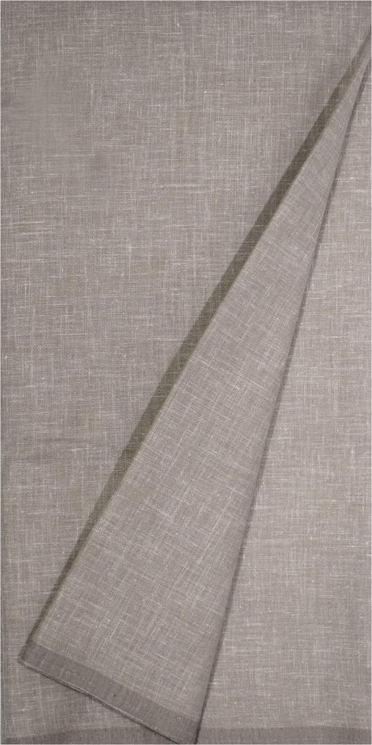 KUNDAN SULZ GWALIOR Men Grey & Brown Solid Cotton Blend Shirt & Trouser Fabric