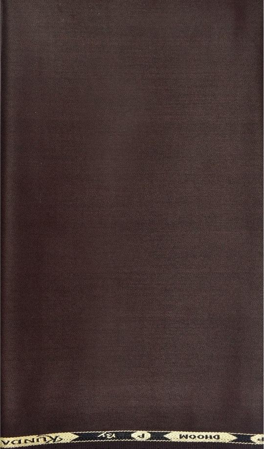 KUNDAN SULZ GWALIOR Men Brown & Maroon Solid Polyester Blend Shirt & Trouser Fabric