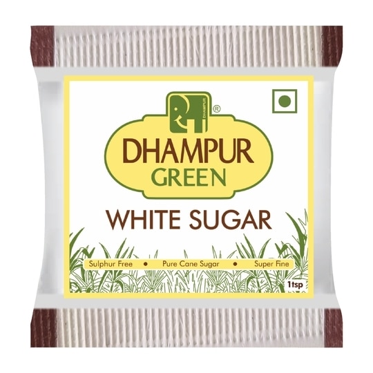 Dhampur Green White Sugar Sachets 5g (200pcs) -1KG pack