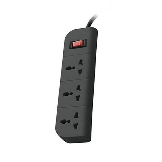 Belkin 3-Socket Surge Protector Universal Socket with 5Ft (1.5-Meter),Grey