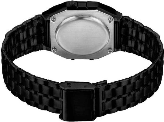 Acnos Brand Digital Black Vintage Square Dial Unisex Wrist Watch for Men Women Pack Of 1 (WR-BLACK)