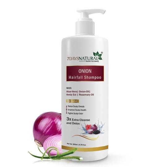 7 Days Onion Shampoo For Hair Growth &amp; Hair Fall Control 200 ml (200 ml)