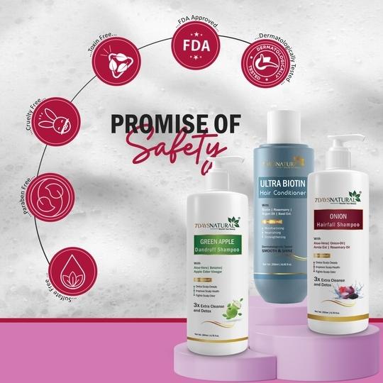 7 Days Onion Shampoo For Hair Growth &amp; Hair Fall Control 200 ml (200 ml)