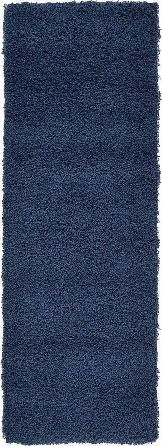 Shag Weaving Carpet Blue Polyester Area Rug (2 ft X 4 ft Rectangle)Blue