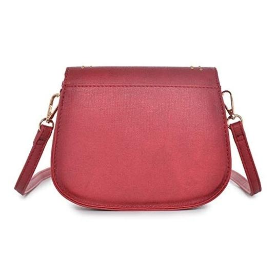 E2O Women's Green Polyurethane Sling Bag