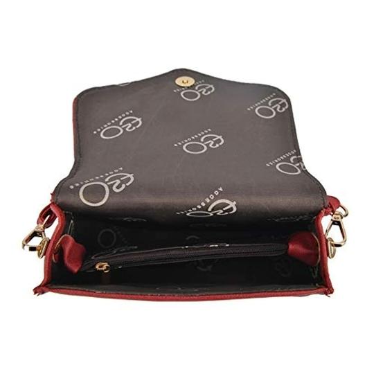 E2O Women's Green Polyurethane Sling Bag