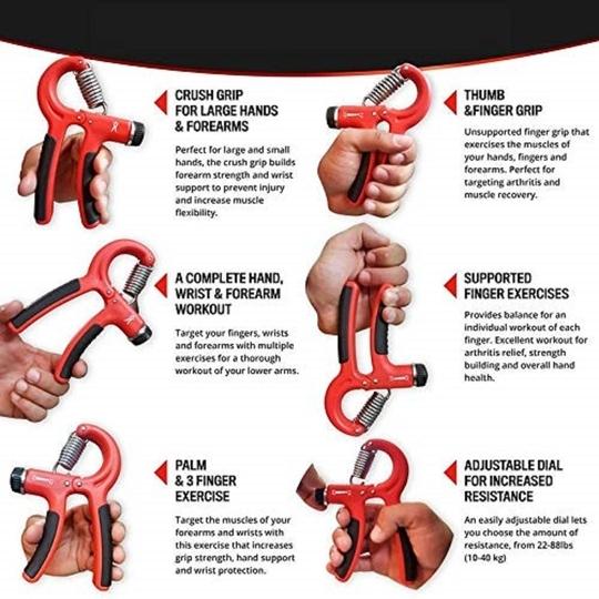 Whinsy Grip Strength Trainer, Hand Grip Strengthener