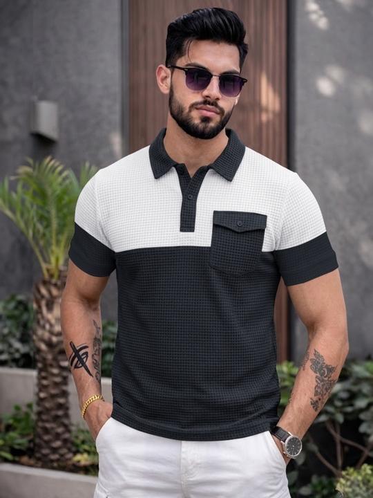 EyeBogler Men's Wear Half Sleeve Regular Fit Polo T-Shirt