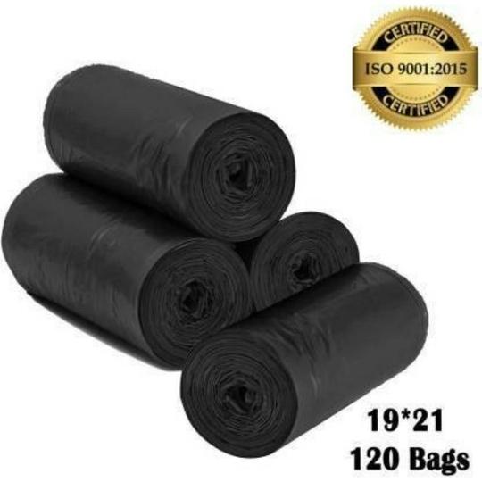 ALXIND Black Medium Garbage Bag 13 ltr -  120 Pcs