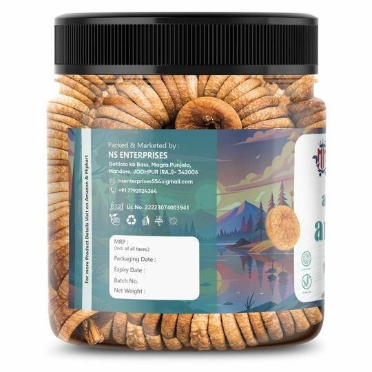 Mishiya Mart Premium Dried Anjeer | Soft & Juicy Figs | High in Fiber, Iron & Calcium | Natural & Healthy Dry Fruit Snack | 1KG |