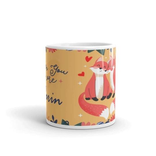 Rish Parin Printed Multicolor Ceramic Coffee Mug, 350 Ml