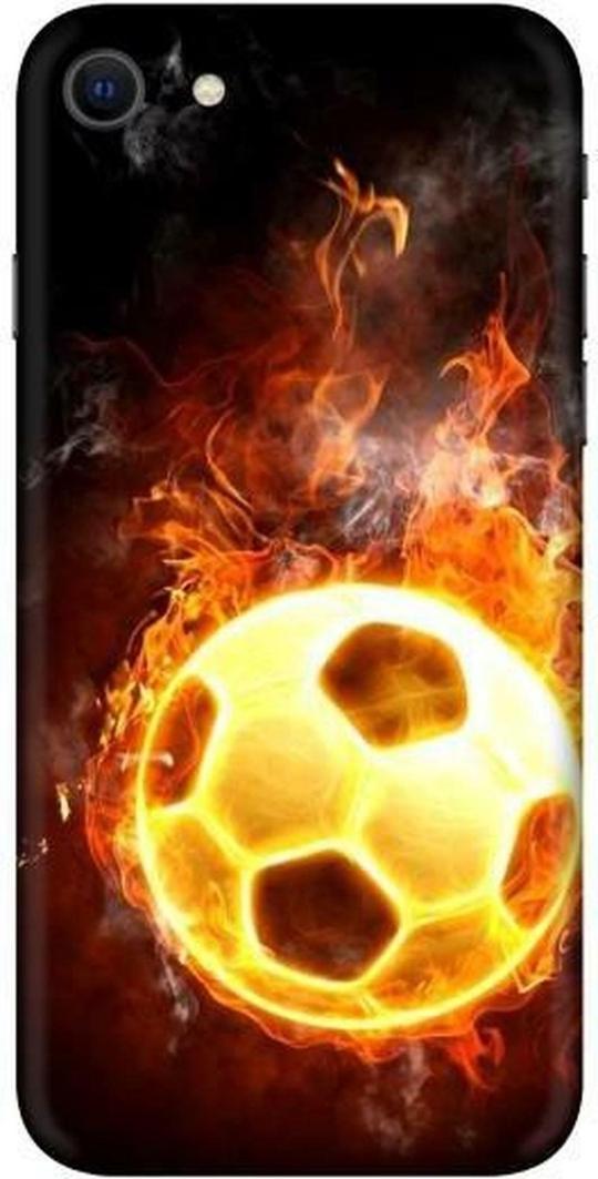 aadia Apple iPhone SE (2020) Matte Vinyl Football Printed Mobile Skin Sticker with Scratch Resistant Lamination