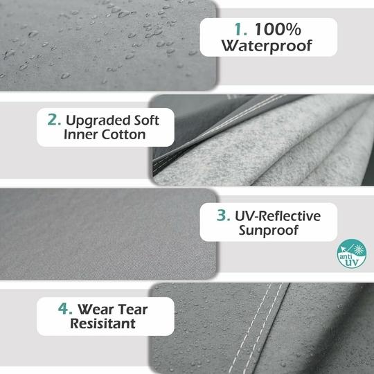 Auto Hub Hyundai Eon Car Cover with Mirror Pocket, Waterproof Layers, Car Cover Eon Waterproof - Taiwan Grey