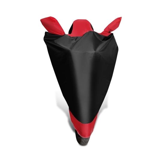 Auto Hub Bike Body Cover for Hero Maestro , Dustproof UV Protection water resistant Custom Fit Cover-(Black-Red)