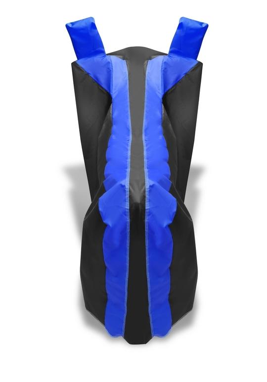 Auto Hub Bike Cover for Royal Enfield Thunder Bird 350 , Dustproof UV Protection water resistant Custom Fit Cover-(Black-Blue)